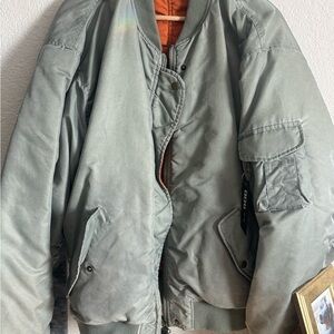 Womens Green Bomber Jacket